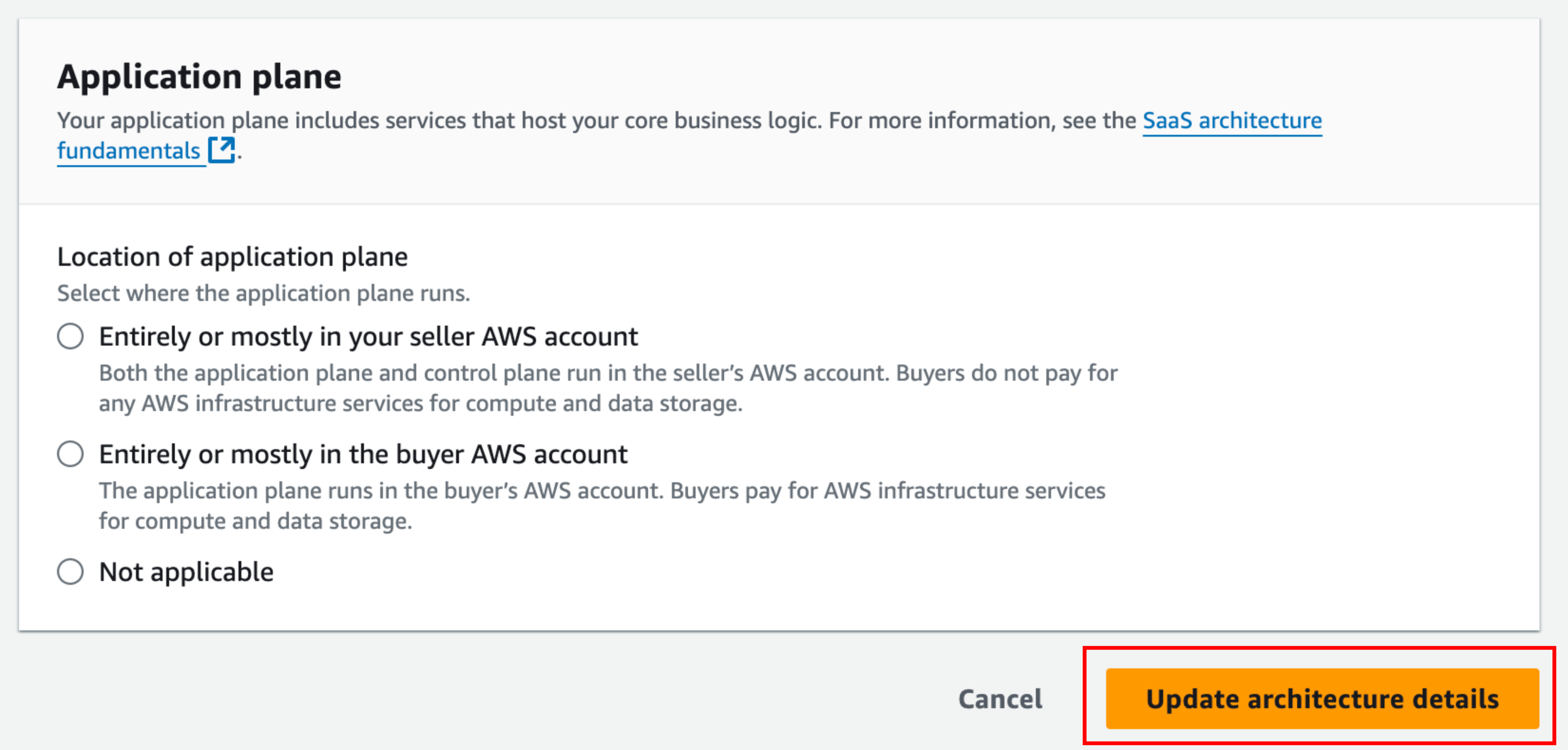 Confirm and update architecture details