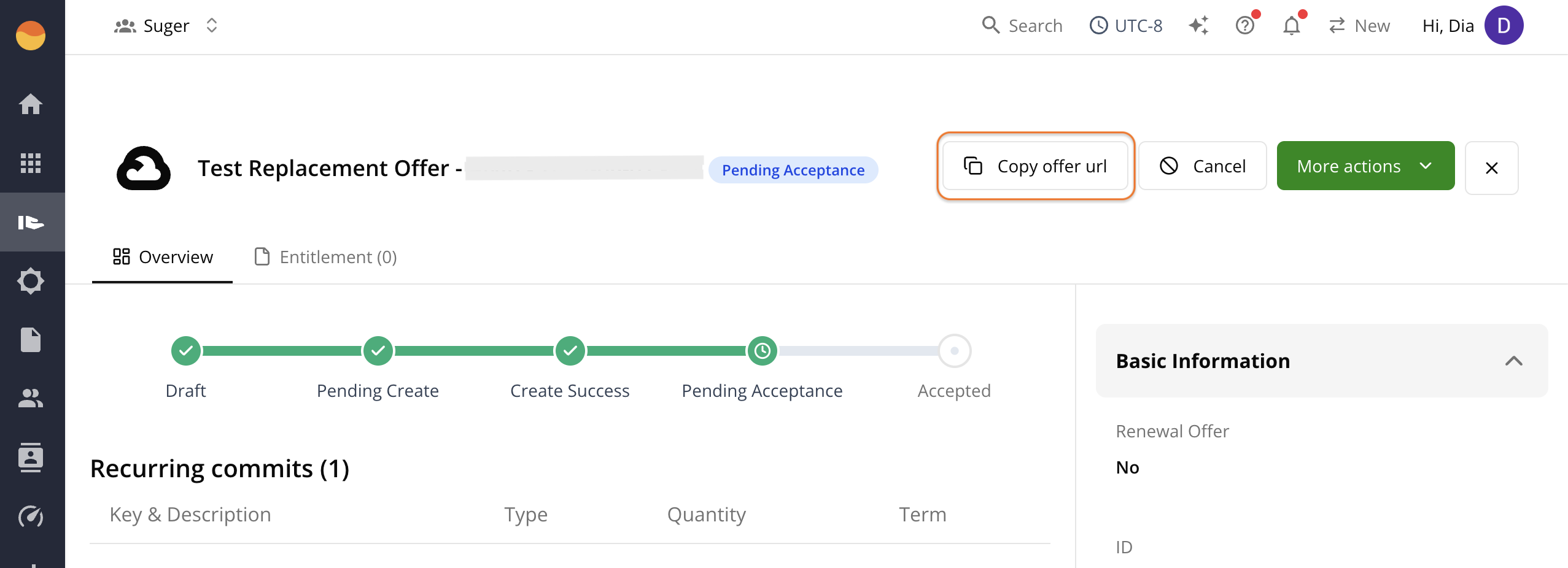 GCP Copy Offer URL