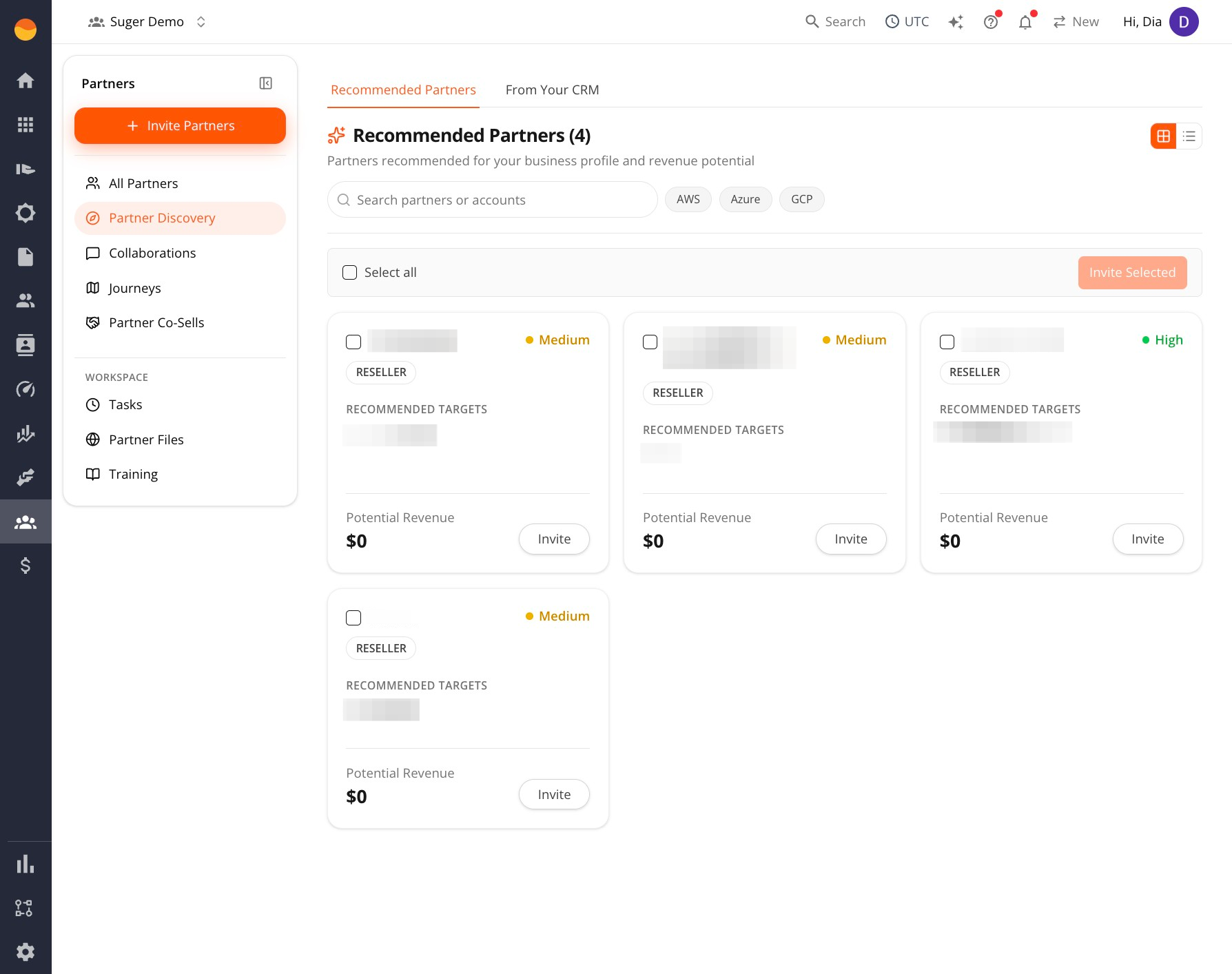 Partner Discovery page in the Partner Console