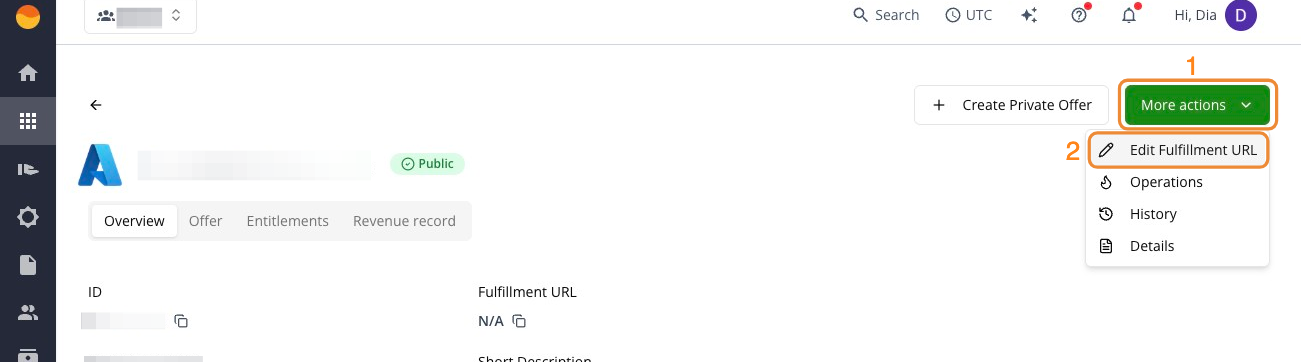 Edit Fulfillment URL in the Suger Console